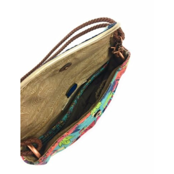 Sakroots Multicolor Floral Print Canvas Mini Purse - Picture 7 of 7
